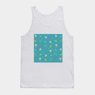 Flowerette in Tiffany Tank Top